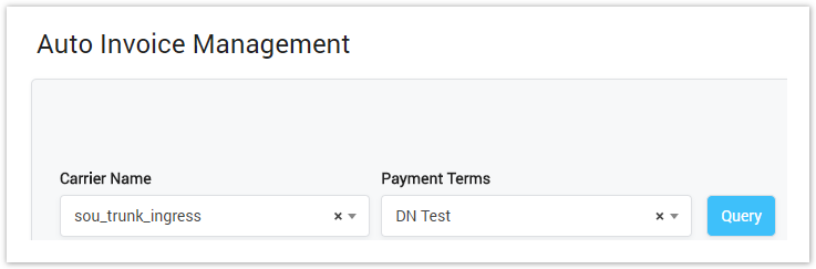 Auto Invoice Management