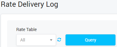 Rate Delivery Log Query Form