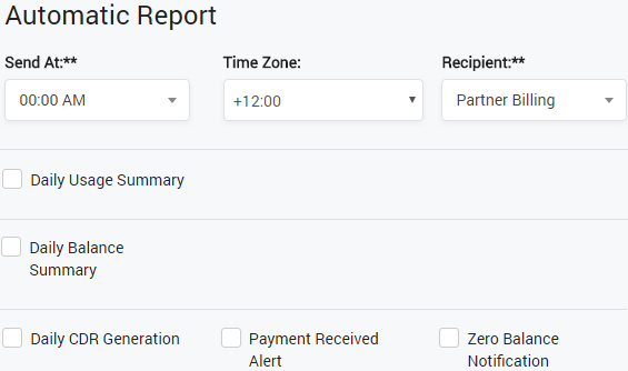Client - Automatic Report