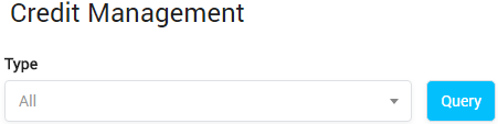 Credit Management Query Form