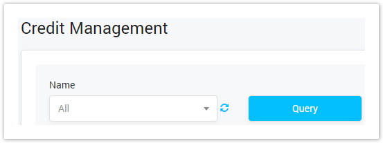 Credit Management Query Form