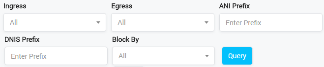 Block List Query Form