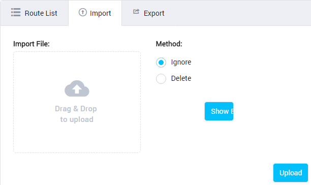 Importing Static Routes