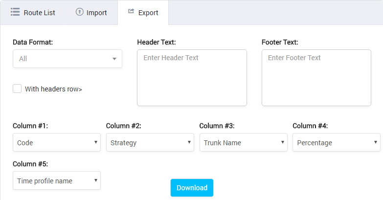 Exporting Static Routes